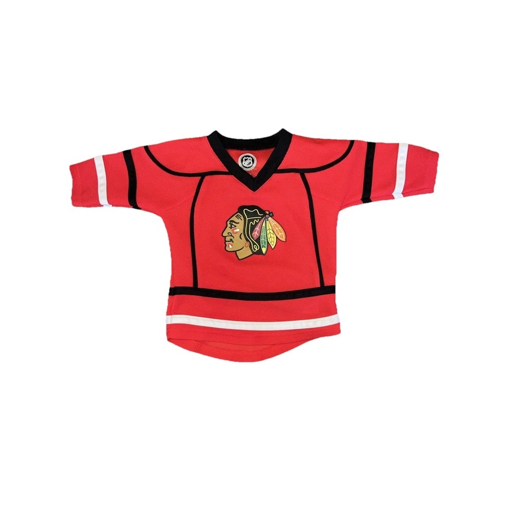 Patrick Kane NHL Red Chicago Blackhawks Kids Hockey Jersey with Logo 18 mos